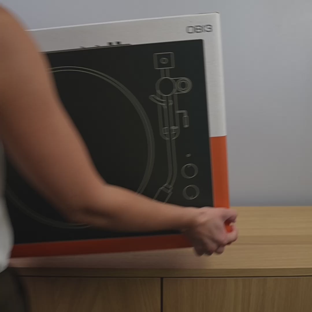 Load video: Kanto OBI3 Gen 2 Bluetooth Turntable with Built In Pre-Amp - K&amp;B Audio