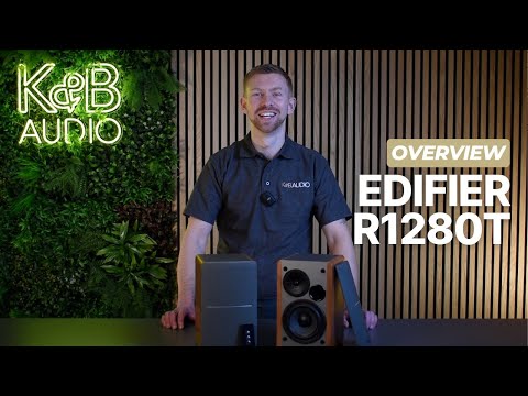 Edifier R1280T Active Bookshelf Speakers - K&B Audio