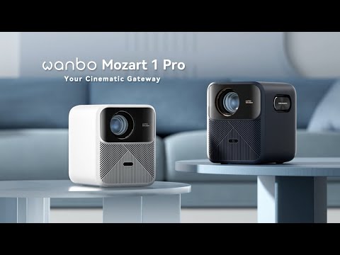 Wanbo Mozart 1 Pro 1080P Smart Projector with Android TV, Bluetooth & WiFi - K&B Audio