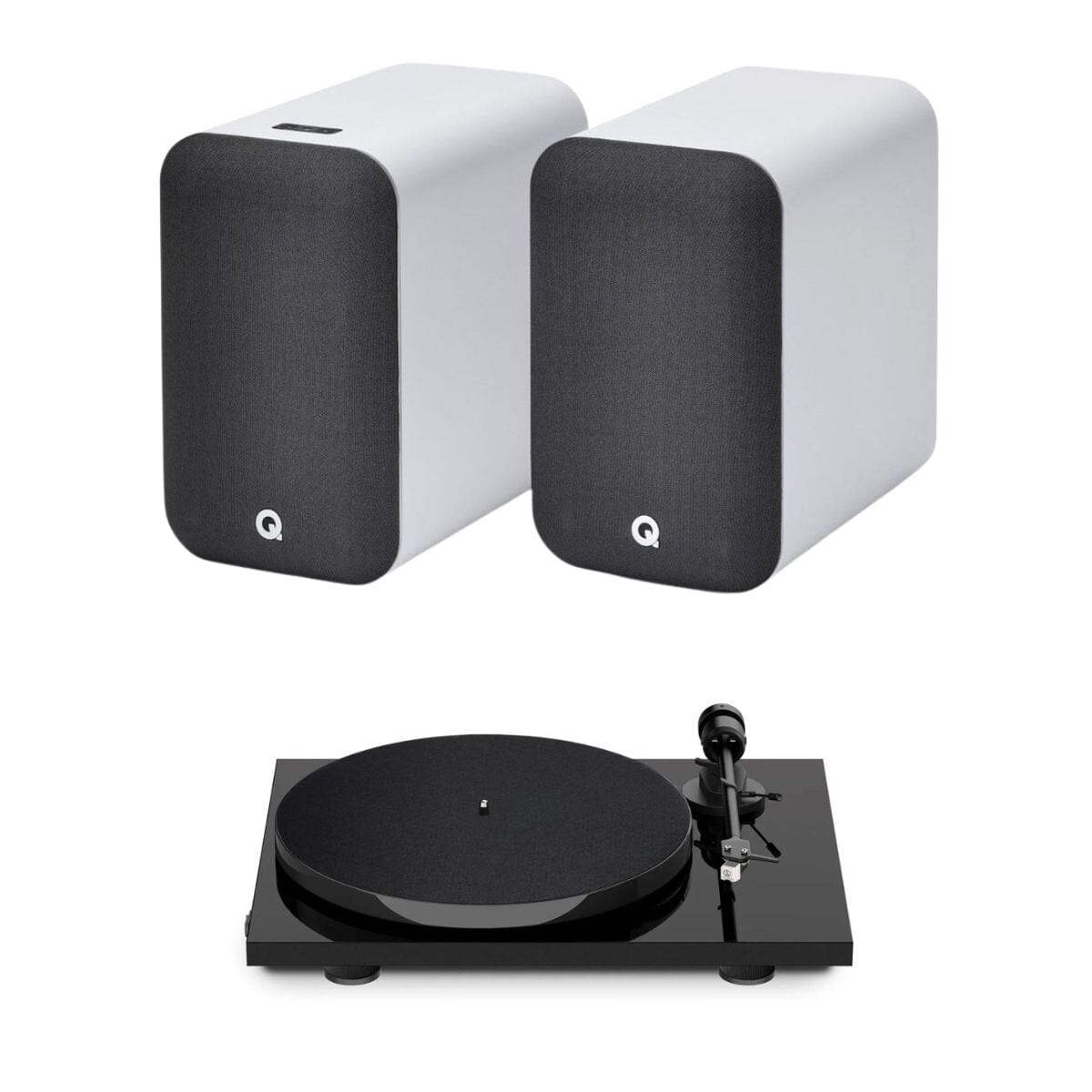 Pro-Ject E1 Phono Turntable + Q Acoustics M20 Active Bluetooth Speakers - K&B Audio