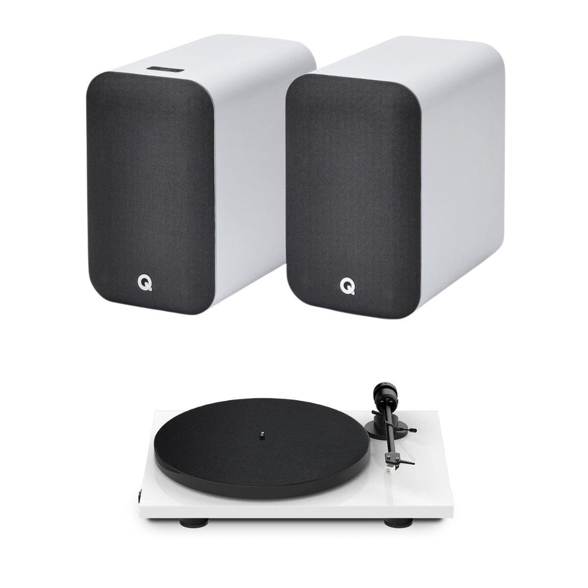 Pro-Ject E1 Phono Turntable + Q Acoustics M20 Active Bluetooth Speakers - K&B Audio