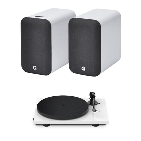 Pro-Ject E1 Phono Turntable + Q Acoustics M20 Active Bluetooth Speakers - K&B Audio