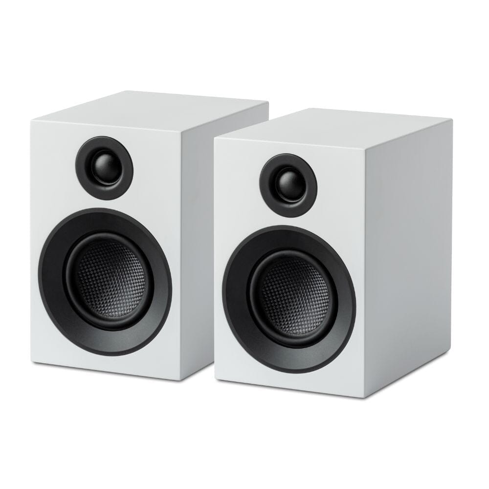 WiiM AMP + Pro-Ject Speaker Box 3E Carbon 3" Bookshelf Speakers - K&B Audio