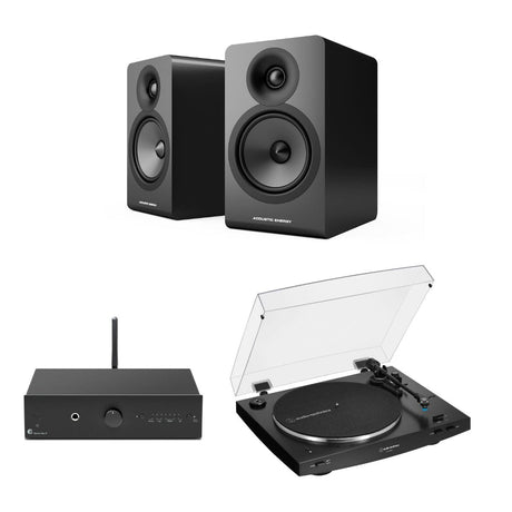 Pro-Ject Stereo Box E + Audio-Technica LP3XBT + Acoustic Energy AE100² Bookshelf Speakers - K&B Audio