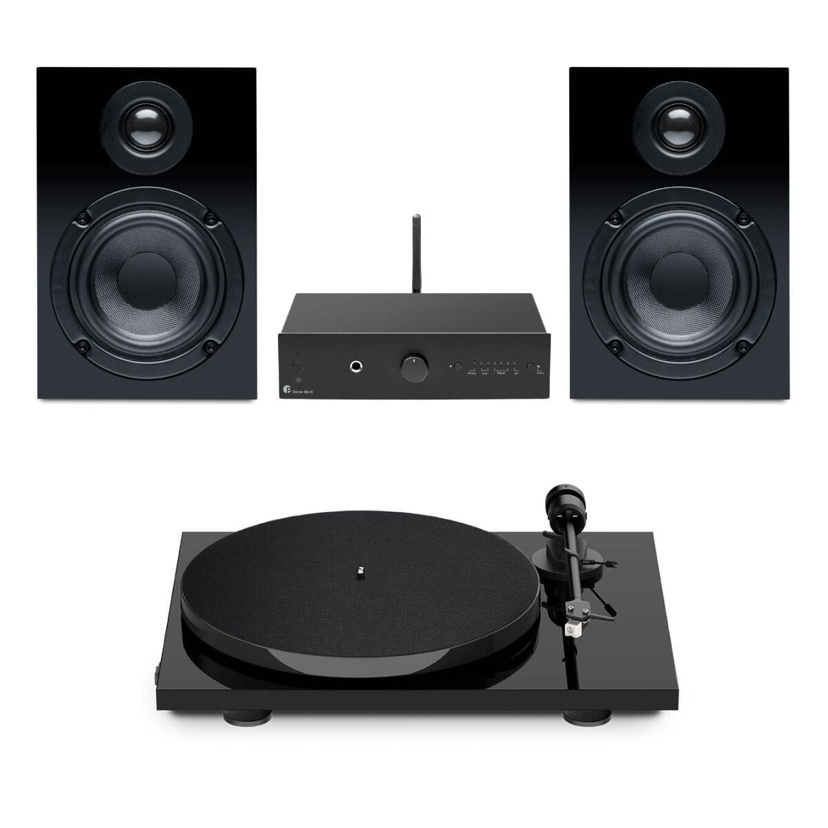 Pro Ject Record Player Amplifier And Speakers Pro-Ject Stereo Set