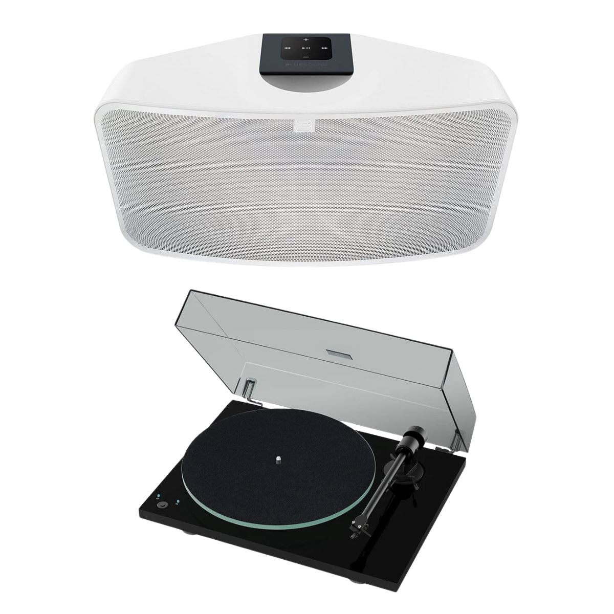 Pro-Ject T1 Phono SB Turntable + Bluesound PULSE 2i Wireless Speaker - K&B Audio