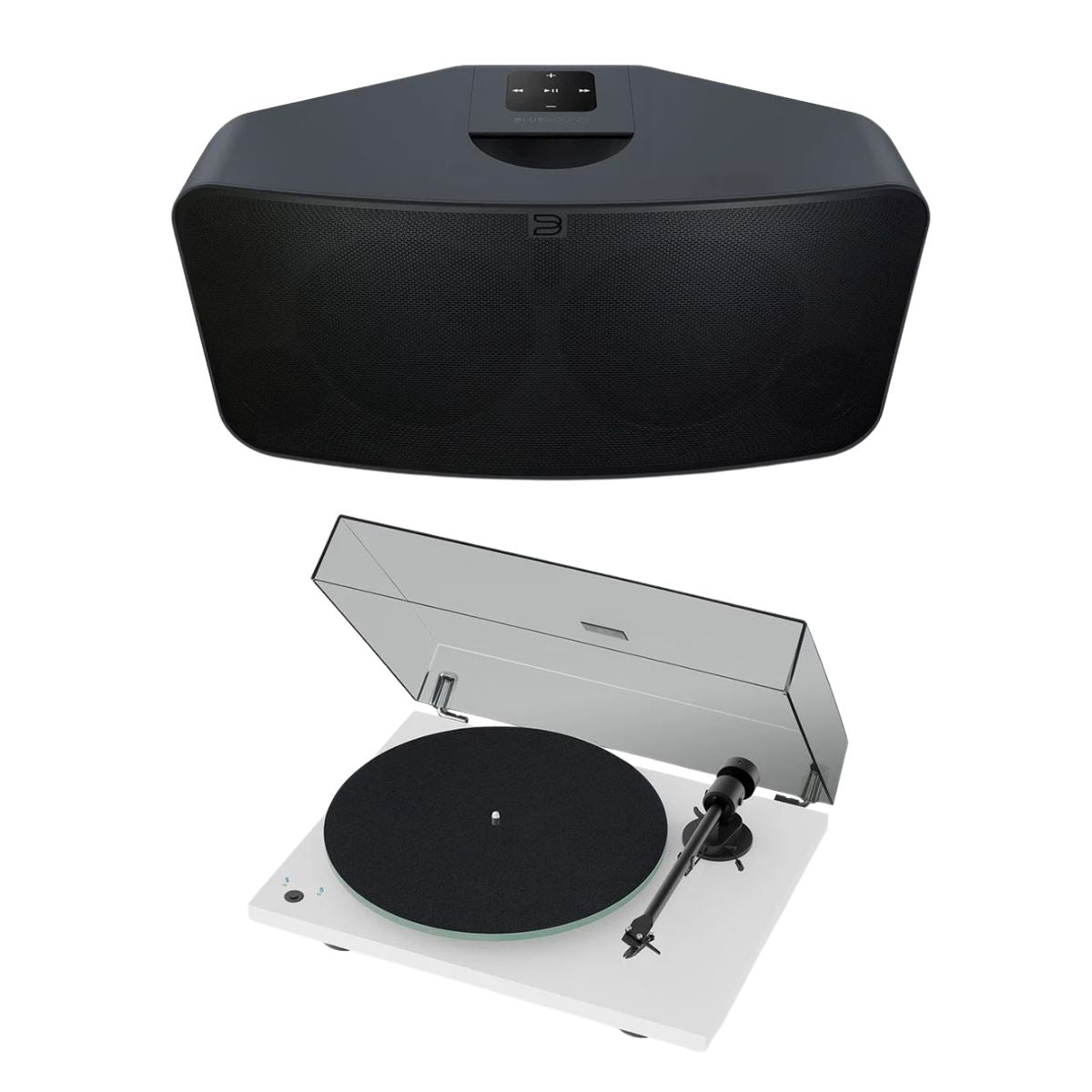 Pro-Ject T1 Phono SB Turntable + Bluesound PULSE 2i Wireless Speaker - K&B Audio