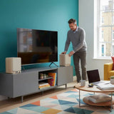 Pure Classic Active Bookshelf Speakers with Bluetooth, DAB Radio & TV Connection - K&B Audio