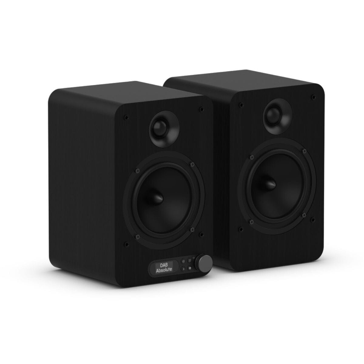 Pure Classic Active Bookshelf Speakers with Bluetooth, DAB Radio & TV Connection - K&B Audio