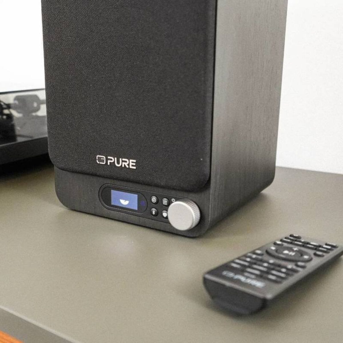 Pure Classic Active Bookshelf Speakers with Bluetooth, DAB Radio & TV Connection - K&B Audio