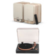 Pure Classic Active Speakers with Bluetooth & DAB Radio + Mitchell Acoustics TT1 Bluetooth Turntable - K&B Audio
