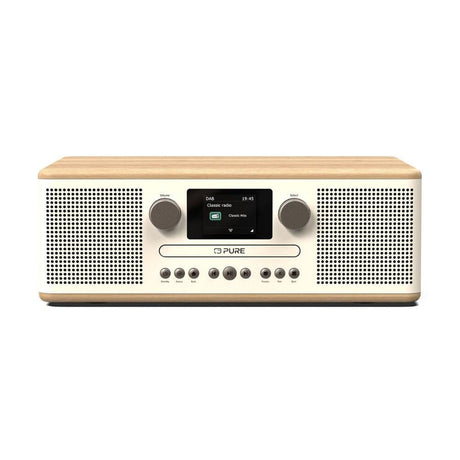 Pure Classic C-D6 CD Player, Radio & Bluetooth + Audio-Technica LP60X Turntable - K&B Audio