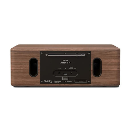 Pure Classic C-D6 CD Player, Radio & Bluetooth + Audio-Technica LP60X Turntable - K&B Audio