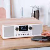 Audio-Technica LP60X Record Player + Pure Classic C-D6 Radio - K&B Audio