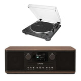 Audio-Technica LP60X Record Player + Pure Classic C-D6 Radio - K&B Audio