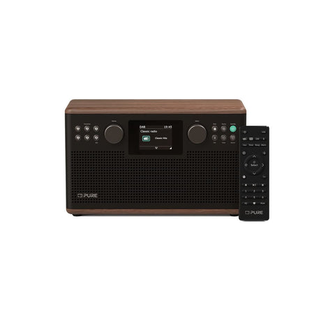 Pure Classic H6 DAB/FM Radio with Bluetooth Radios Pure Coffee Black / Walnut 
