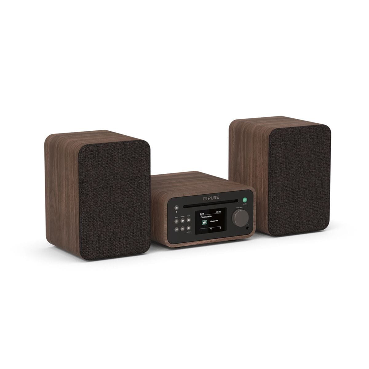 Pure Classic Stereo Mini DAB/FM Radio with CD Player & Bluetooth - K&B Audio