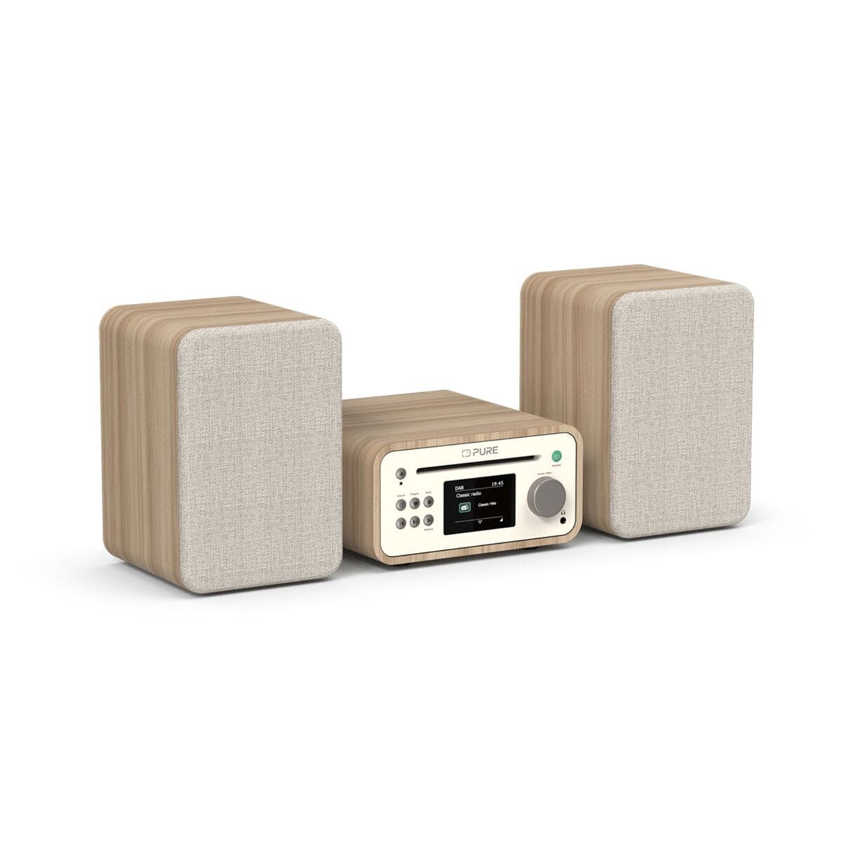 Pure Classic Stereo Mini DAB/FM Radio with CD Player & Bluetooth - K&B Audio