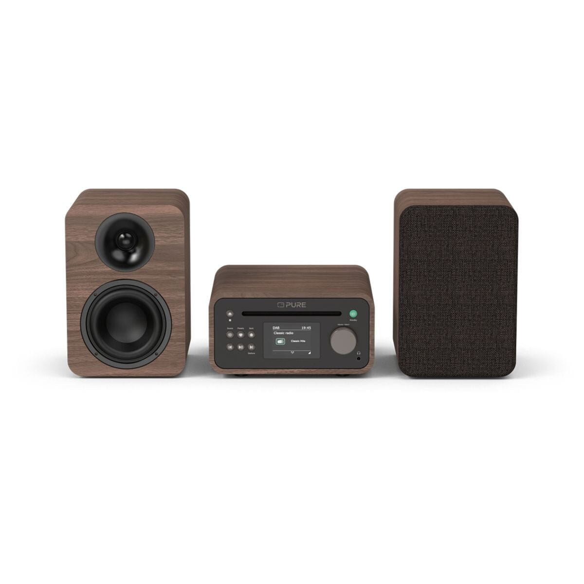 Pure Classic Stereo Mini DAB/FM Radio, CD, Bluetooth + Victrola Automatic Record Player Turntable Bundles Pure / Victrola 