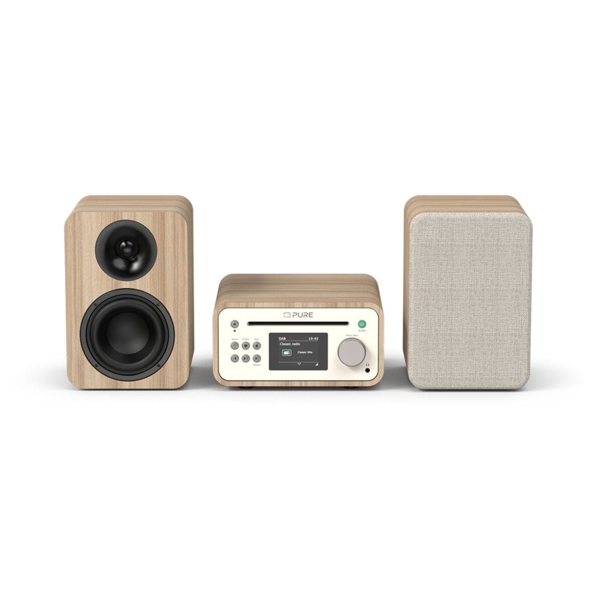 Pure Classic Stereo Mini DAB/FM Radio with CD Player & Bluetooth - K&B Audio