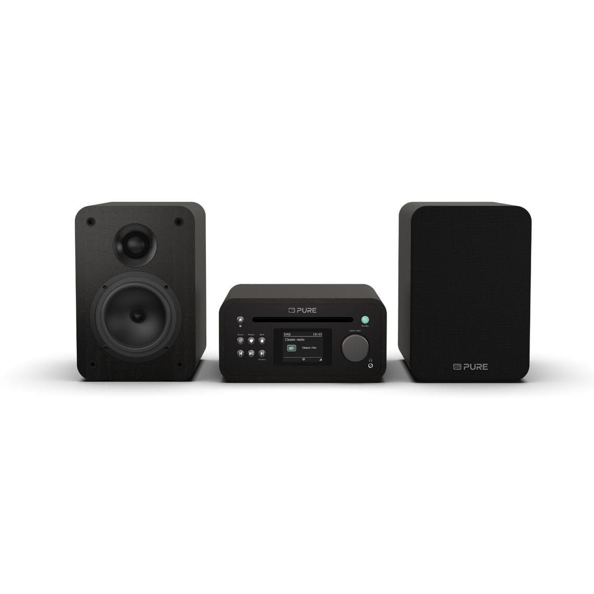Pure Classic Stereo Mini DAB/FM Radio with CD Player & Bluetooth - K&B Audio