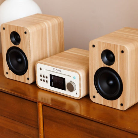 Pure Classic Stereo Mini DAB/FM Radio with CD Player & Bluetooth - K&B Audio