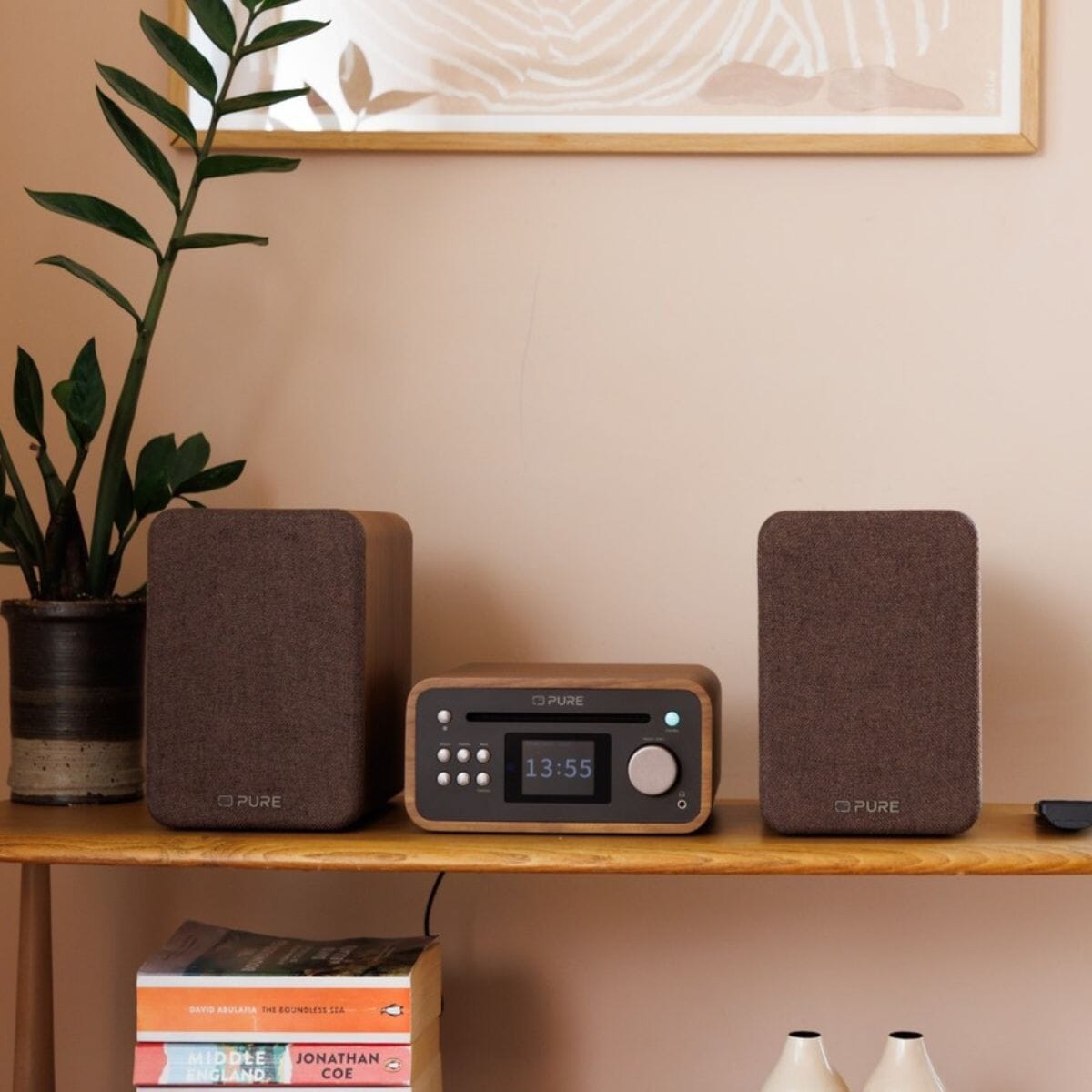 Pure Classic Stereo Mini DAB/FM Radio with CD Player & Bluetooth CD Player Bundles Pure 