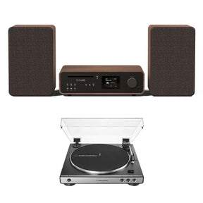 Audio-Technica LP60X Turntable + Pure Classic Stereo inc. CD, Radio & Bluetooth - K&B Audio