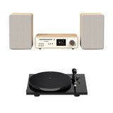 Pure Classic Stereo System with CD / Radio / Bluetooth + Pro-Ject E1 Turntable - K&B Audio
