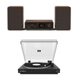 Pure Classic Stereo System with CD / Radio / Bluetooth + Victrola Automatic Bluetooth Turntable - K&B Audio