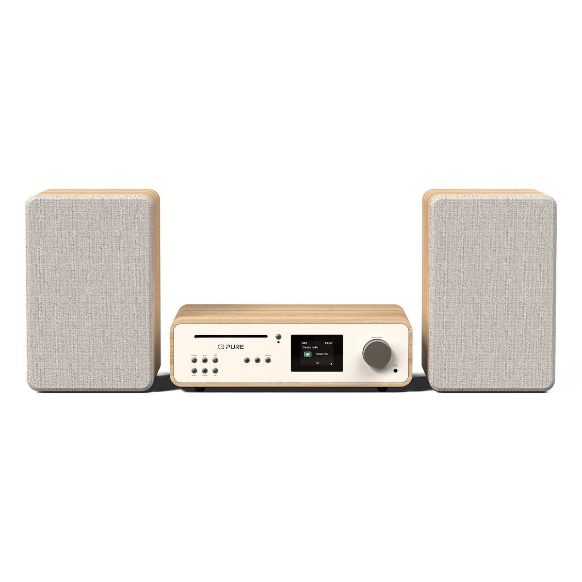Pure Classic Stereo System with CD / Radio / Bluetooth + Audio-Technica LP60X Turntable - K&B Audio