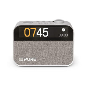 [OPEN BOX] Pure Moment Alarm Clock Radio with Bluetooth - Cotton White - K&B Audio