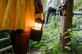 Pure Woodland Glow Waterproof Outdoor Speaker with LED Lamp - K&B Audio