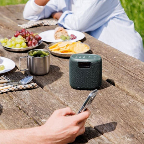 Pure Woodland Mini Portable Speaker with Bluetooth & FM/DAB Radio - K&B Audio