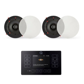 Q Acoustics E120 + QI65CWE 6.5" Bathroom Ceiling Speaker System with Bluetooth/FM/DAB - K&B Audio