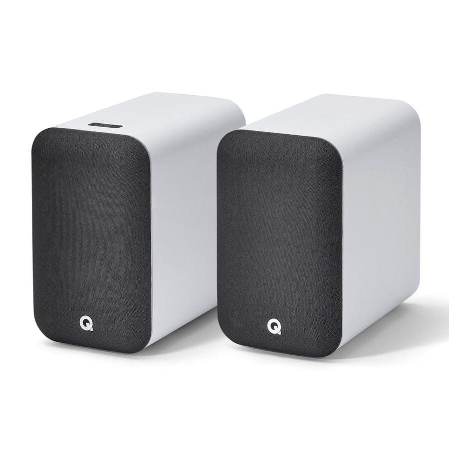 Q Acoustics M20 Active Bookshelf Speakers + Audio Technica AT-LP120XBT-USB Bluetooth Turntable - K&B Audio