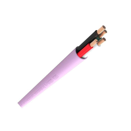 QED QX16/4 - 4 Core Speaker Cable - LSZH - Pink - Custom Length - K&B Audio