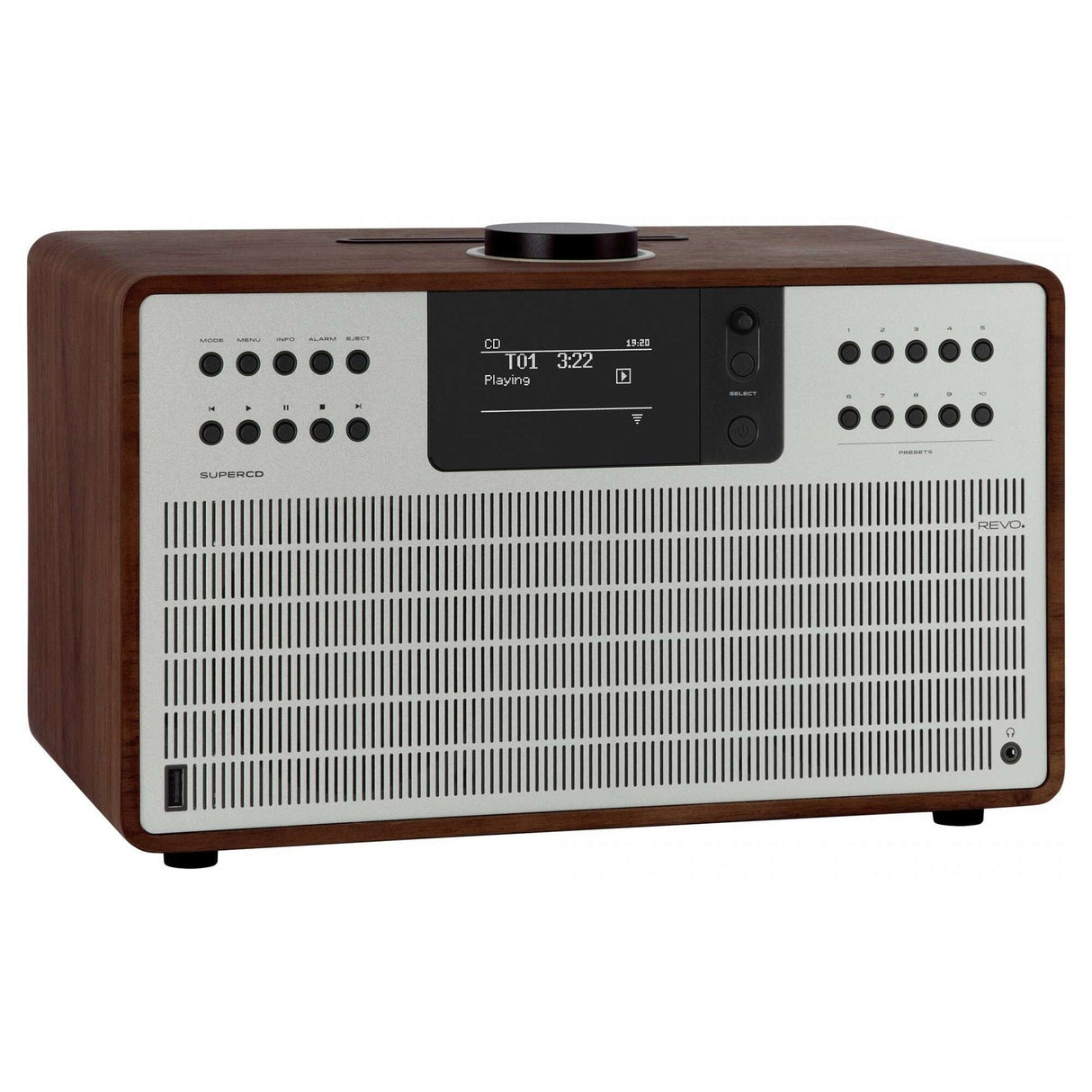 REVO SuperCD FM/DAB/Internet Radio with CD, Bluetooth & WiFi - K&B Audio