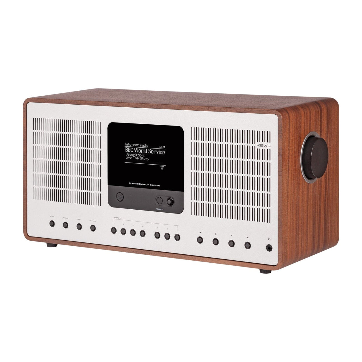 REVO SuperConnect Stereo FM/DAB/Internet Radio with Bluetooth & WiFi - K&B Audio