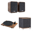 Ruark MR1 Active Bookshelf Speakers with Pro-Ject E1.2 Turntable Set - K&B Audio