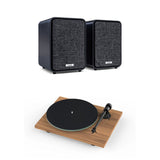 Ruark MR1 Active Bookshelf Speakers with Pro-Ject T1 EVO Turntable Set - K&B Audio