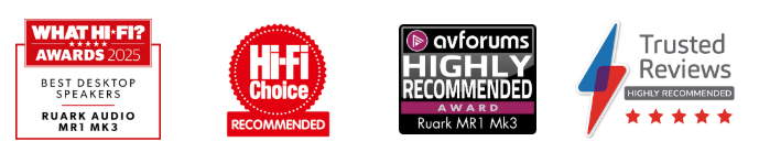 Ruark MR1 Active Bookshelf Speakers with Pro-Ject E1.2 Turntable Set awards