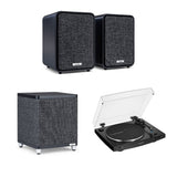 Ruark MR1 Bluetooth Bookshelf Speakers + Audio-Technica LP3XBT Automatic Bluetooth Turntable - K&B Audio