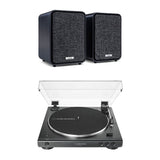 Ruark MR1 Bluetooth Bookshelf Speakers + Audio-Technica LP60XBT Automatic Bluetooth Turntable - K&B Audio