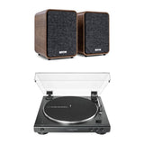 Ruark MR1 Bluetooth Bookshelf Speakers + Audio-Technica LP60XBT Automatic Bluetooth Turntable - K&B Audio