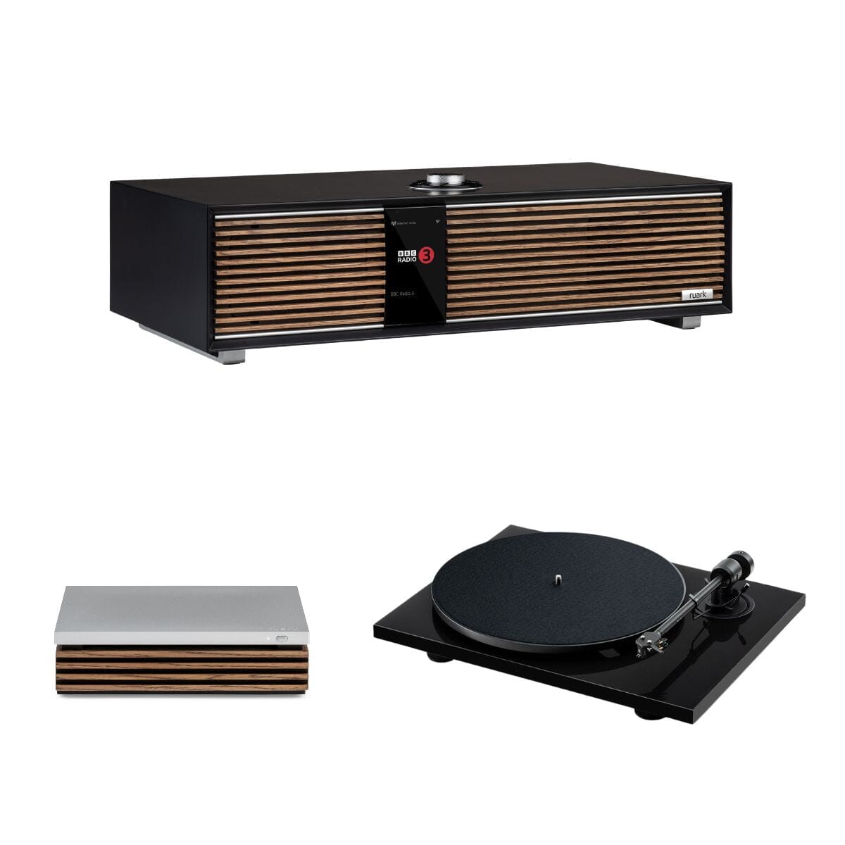 Ruark R410 All-In-One Music System + Pro-Ject E1.2 Turntable Set - K&B Audio