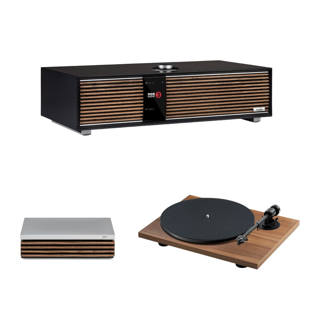 Ruark R410 All-In-One Music System + Pro-Ject E1.2 Turntable Set - K&B Audio