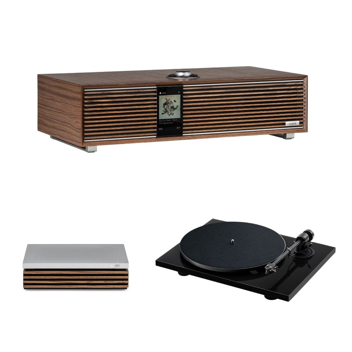 Ruark R410 All-In-One Music System + Pro-Ject E1.2 Turntable Set - K&B Audio