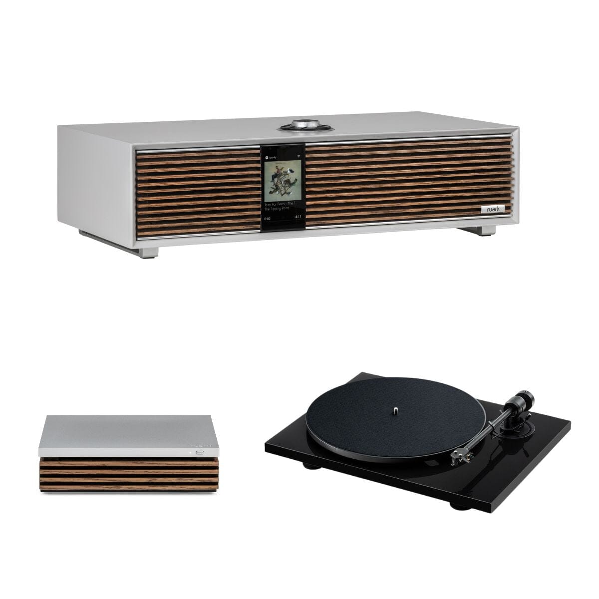 Ruark R410 All-In-One Music System + Pro-Ject E1.2 Turntable Set - K&B Audio
