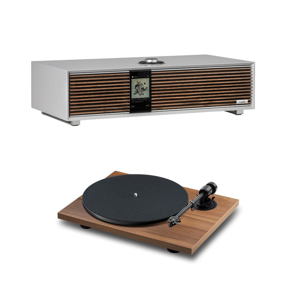 Ruark R410 All-In-One Music System + Pro-Ject E1.2 Turntable Set - K&B Audio